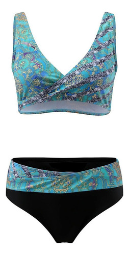 Conjunto De Ropa De Playa Con Estampado De Traje De Baño Par