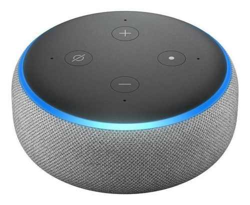Imagen 2 de 4 de Amazon Echo Dot 3rd Gen con asistente virtual Alexa heather gray 110V/240V