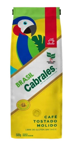 Cafe Brasil Tostado Molido Cabrales 500 Gr.