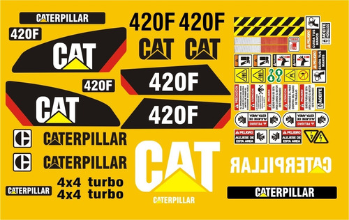 Calcomanías Para Caterpillar 420f