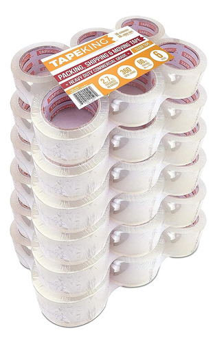 Cinta King Clear Packing Tape - 60 Yardas Por Rollo (36 Roll