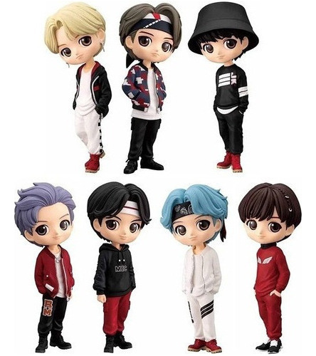 7 Unids/set Bangtan Boys Grupos Figuras De Acción Bts Juguet