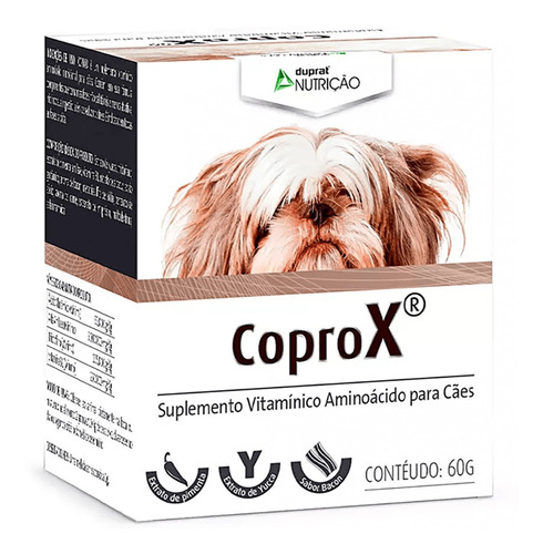 Coprox Duprat Inibidor Comer Fezes Para Cães 60g Duprat