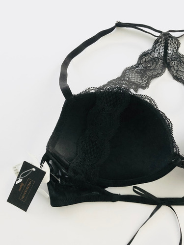 Intimissimi Bra Push Up De Encaje Con Tirantes Cruzados
