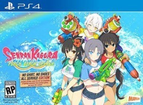 Senran Kagura Melocoton Playa Splash Sin Camisa Sin Zapatos 