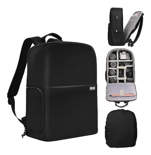 Caden Mochila Para Cámara Con Puerto De Carga Usb,