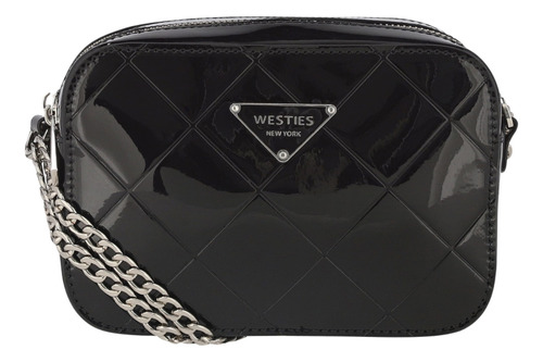 Bolsa Cross Body Para Mujer Westies Negro Hbmikeel4we