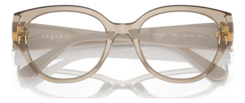 Armação - Vogue - Vo5482 2990 52 Cor Marrom Claro Transparente