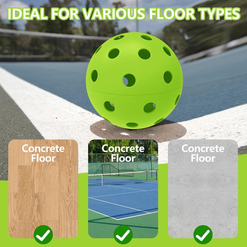 Pelotas De Pickleball Usapa, 36 Unidades, Tamaño Estándar