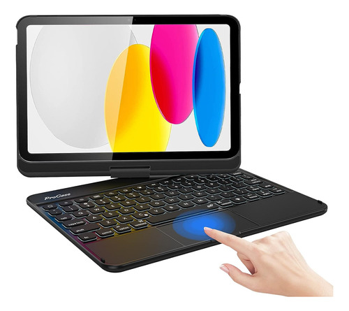 Funda De Teclado Con Trackpad Multitáctil Para iPad De 10