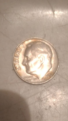 Moneda De Diez Centavos D Roosevelt 1976 