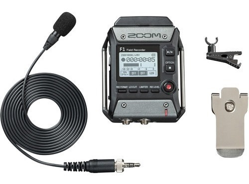 Imagem 10 de 10 de Zoom Gravador Digital F1-lp C/ Microfone Lapela 12x S/juros
