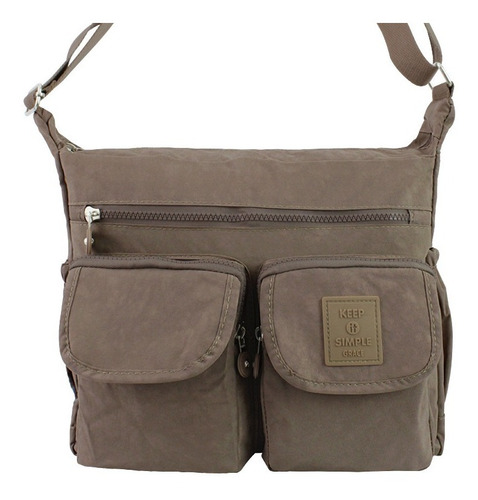 Imagen 1 de 7 de Bolsa Crossbody Multiples Compartimentos Moda Casual Jml-005