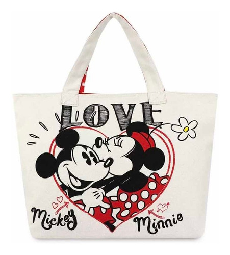 San Valentín Bolso Mickey Y Minnie 49x33cm Disney Store 2022