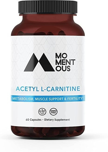 L-carnitina 60 Cap Momentous - Unidad a $4115