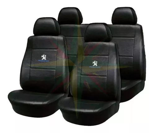 Juego de alfombrillas de goma y fundas de asientos hechas a medida para Peugeot  208 Hatchback (2012-2018) - Elegance - P-1