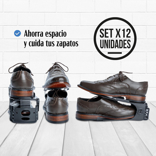 Set X12 Porta Zapatos Moderno Organizador De Zapatos Zapater