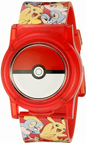 Pokemon   Reloj Analógico De Cuarzo Multicolor Para Niños