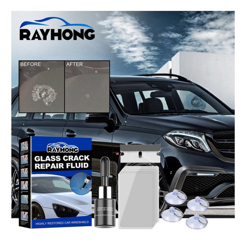 . Kit De Reparación De Grietas For Parabrisas De Vidrio
