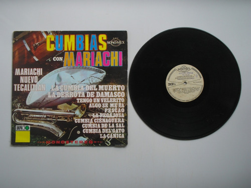 Lp Vinilo Mariachi Nuevo Tecalitlan  Cumbias Con Mariach1978