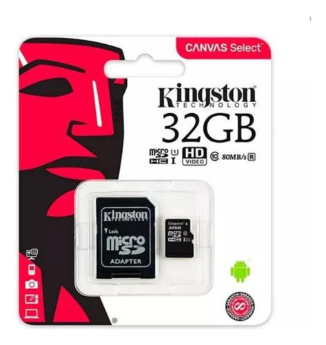 Memoria Micro Sd Kingston 32gb Original Certificada