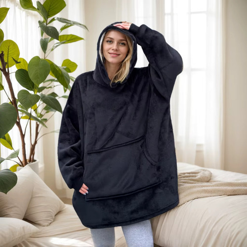 Poleron Sherpa Abrigador De Chiporro Oversize Para Invierno