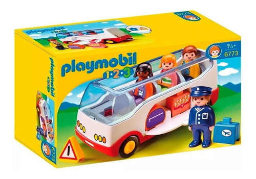 Playmobil 1 2 3 - 6773 Autobus Escolar