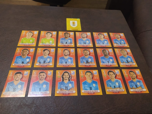 Figuritas Mundial Qatar Uruguay Completo Suarez Cavani Auf