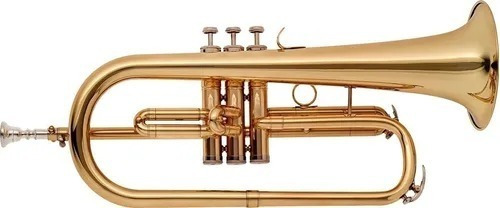 Flugel Horn Bb 3 Pistones + Estuche Lincoln Winds Lwfu1911