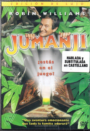 Jumanji - Dvd Nuevo Original Cerrado - Mcbmi