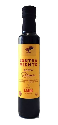 Aceto Balsamico Libre De Gluten Laur Contraviento 250cc