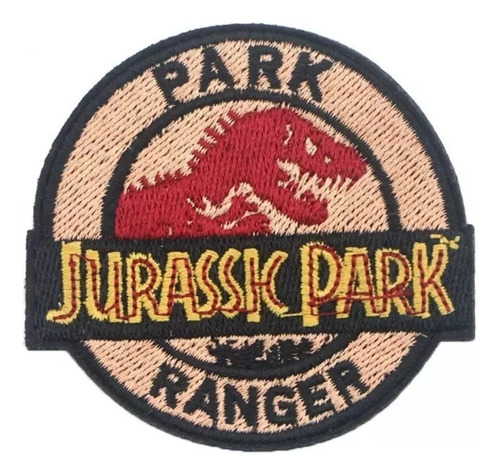 Parche Bordado Park Ranger Jurassic Park Termoadhesivo