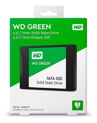 Disco Solido Western Digital Ssd 480gb 2.5 Sata Tranza