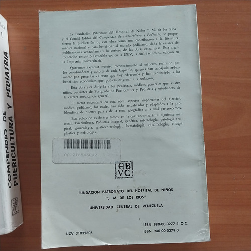 Libro Compendio De Puericultura Y Pediatría 2 Tomos Medicina (Usado)