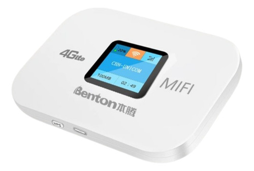 Roteador Portátil Wi-fi 4g Lte Tipo C Benton Desbloqueado