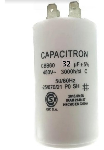 Capacitor Marcha/condensandor 32 Uf