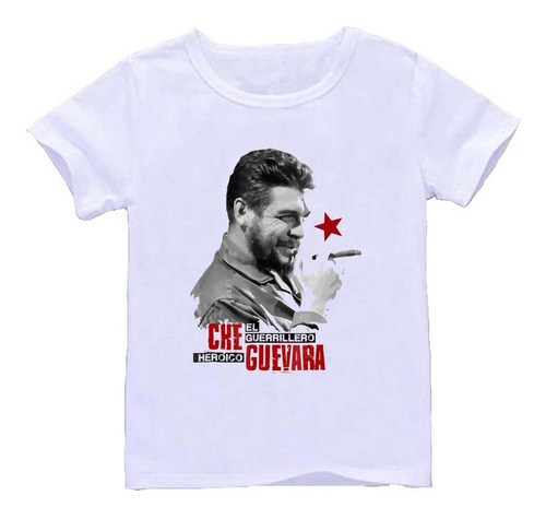 Remera Blanca Adultos Che Guevara R11