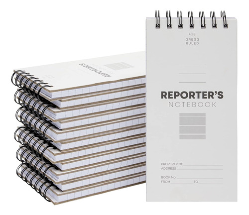 Cuaderno De Reporteros Bloc De Notas Espiral Periodista...