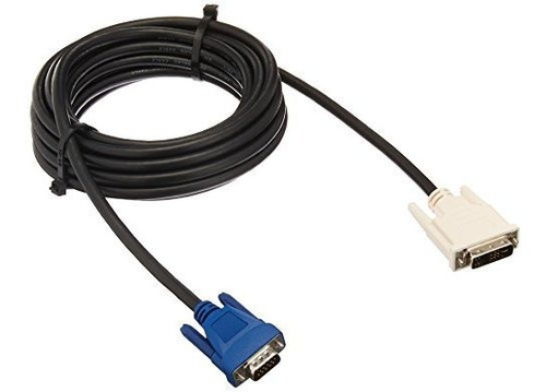 C2g 25823 Dvi Macho A Vga (hd15) Cable De Vídeo Macho, Negro