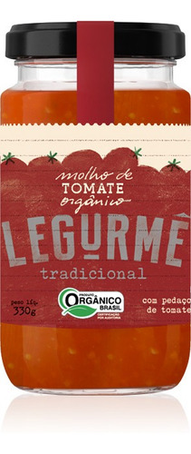Molho Org Tomate Tradicional 330g