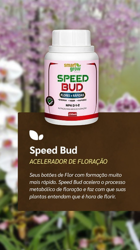 Imagem 3 de 4 de Fertilizante Smartgrow Speed Bud 250ml - Flores Mais Rápidas