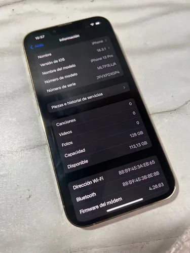 iPhone 13 Pro (128 Gb) - Color Oro - Excelente (Reacondicionado)