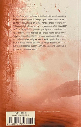 Imagen 2 de 2 de Herejes De Dune - Frank Herbert