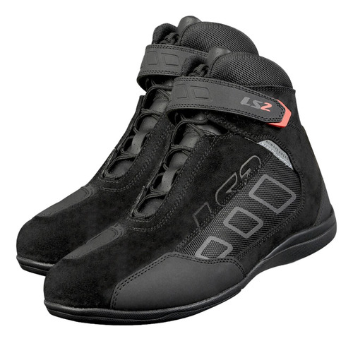 Tenis Pilotagem Bota Ls2 Masculina Dardo Cano Curto Preto