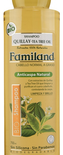 Shampoo Familand Quillay Anticaspa 750ml Bio