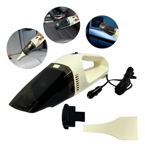 Aspirador De Pó Portátil Automotivo 12v C/ Filtro