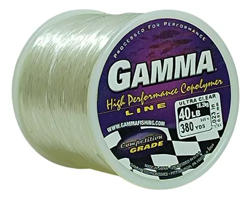 Linha Monofilamento Gamma 40 Lbs 0.61mm 1250mts 18.2 Kg