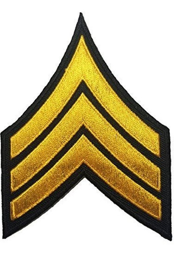 Chevrons Sargento E-5 Raya Us Army Rank Coser Hierro