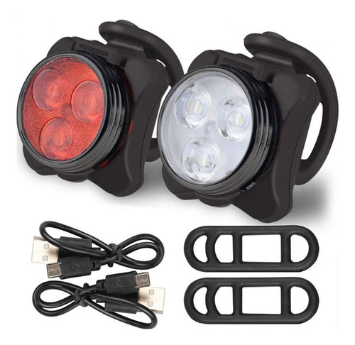 Linterna, Luz Para Bicicleta, Faro Led Recargable Para Cicli