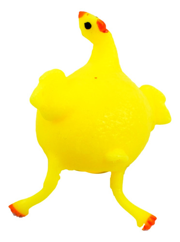 Squishy Pollito Amarillo Huevo Antiestres Llavero Fidget Toy